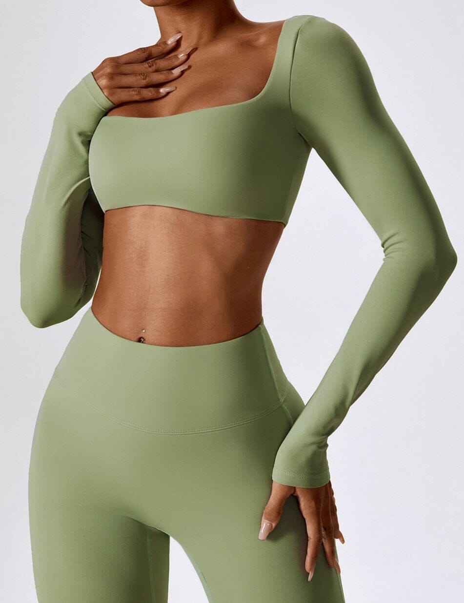 Adventure-Ready Long Sleeve Crop Top