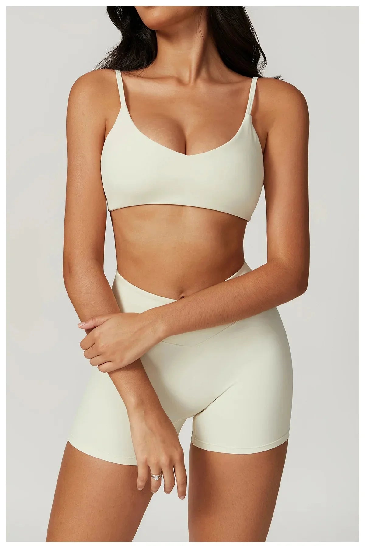 Elevate Your Workout: Stylish Shorts & Bra Gym Set by Active Wanders