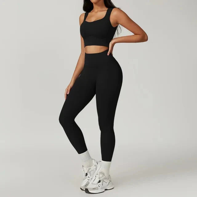 Elevate Your Game: Backless Performance Leggings & Top Set