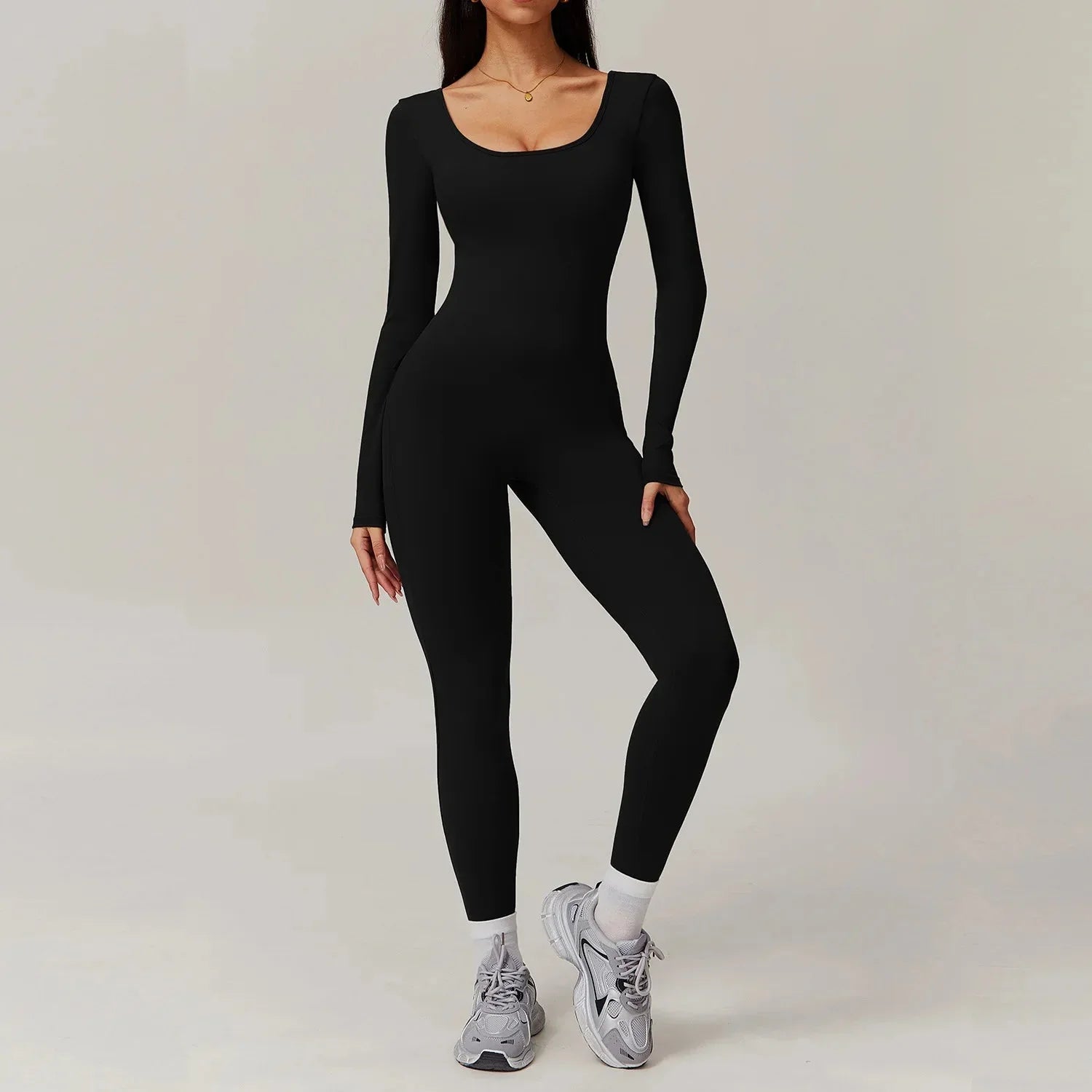 Elevate Your Style: Elegant Long Sleeve Jumpsuit