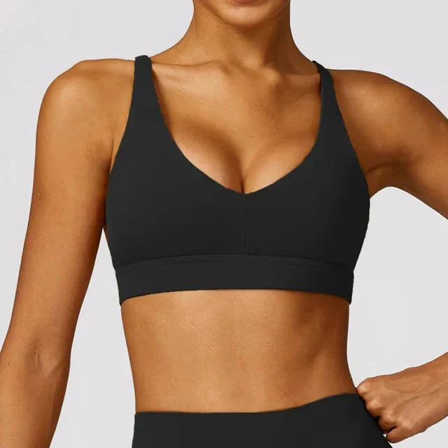 Elevate Your Workout with the Reflex Cross-Back Sports Bra