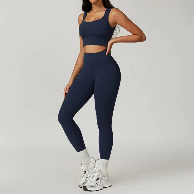 Elevate Your Game: Backless Performance Leggings & Top Set