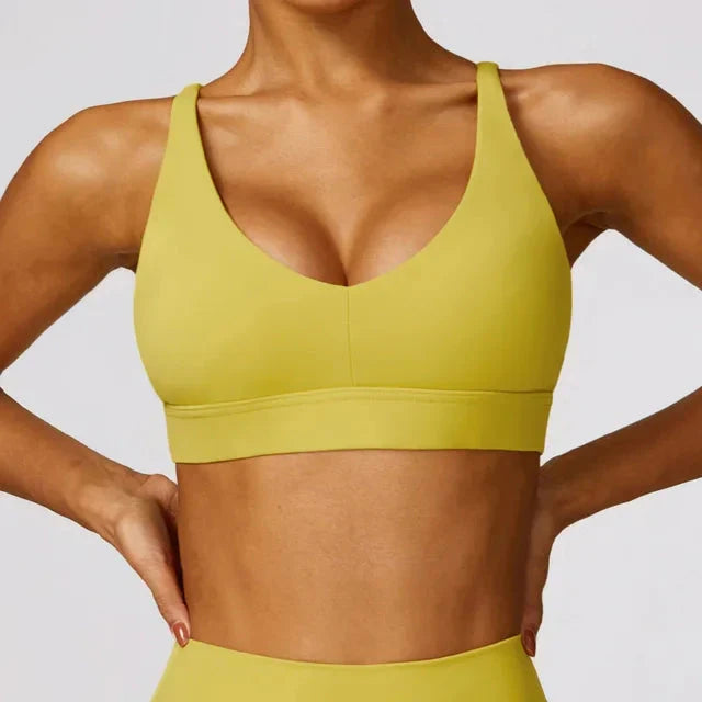 Elevate Your Workout with the Reflex Cross-Back Sports Bra
