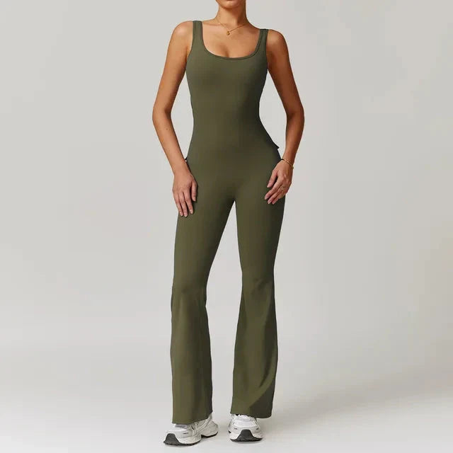 Chic & Stylish Flared Pocket Jumpsuit