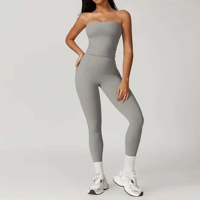 Elevate Your Workout: Performance Leggings & Stylish Top Set