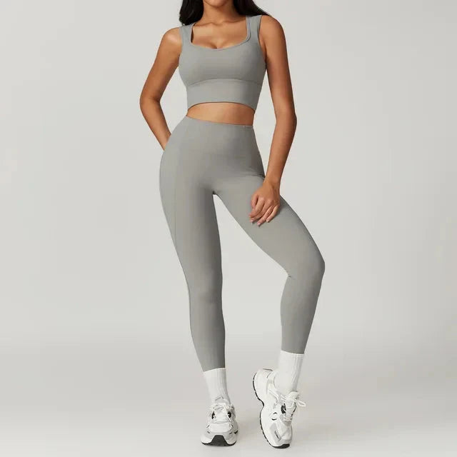 Elevate Your Game: Backless Performance Leggings & Top Set