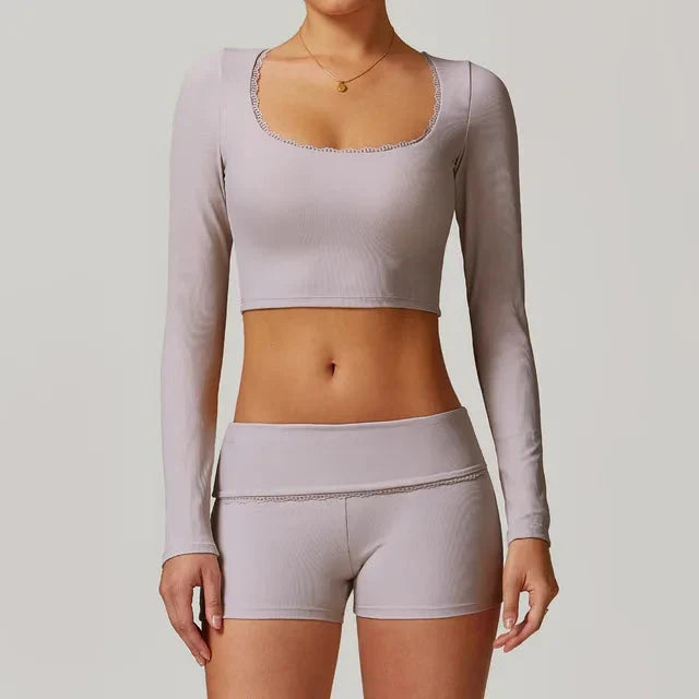 Elevate Your Workout with the Immense Rank Athletic Gym Set - Stylish Shorts and Matching Top!