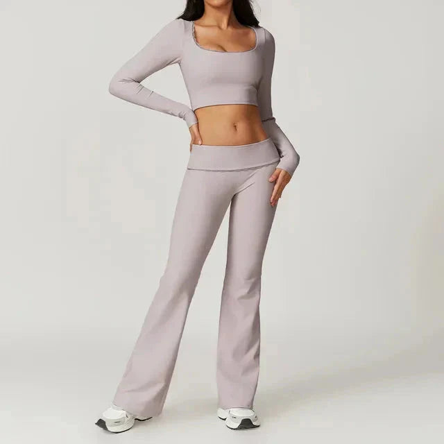 Ultimate Fitness Gear: Stylish Leggings and Matching Top Set