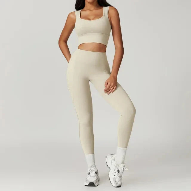 Elevate Your Game: Backless Performance Leggings & Top Set