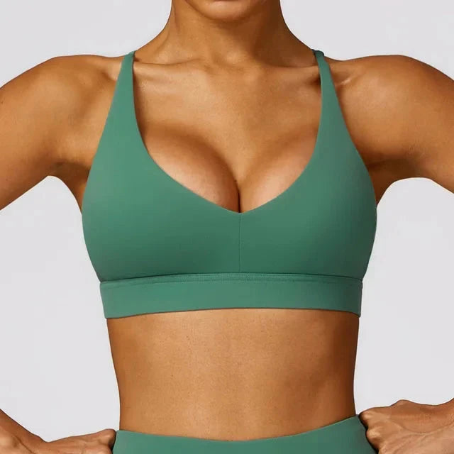 Elevate Your Workout with the Reflex Cross-Back Sports Bra