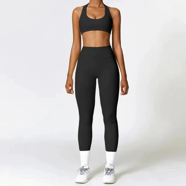 Enchanting Mystic Vest Activewear Set - Stylish Leggings & Matching Top