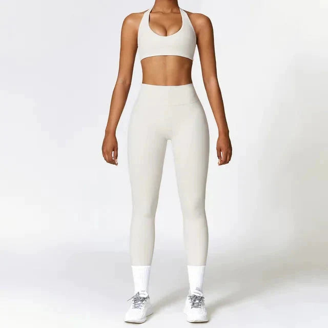 Enchanting Mystic Vest Activewear Set - Stylish Leggings & Matching Top